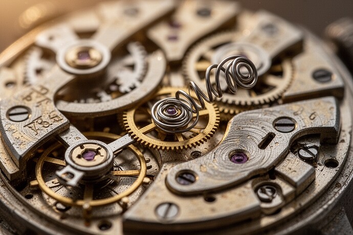 Механізм годинника з постійною деформацією