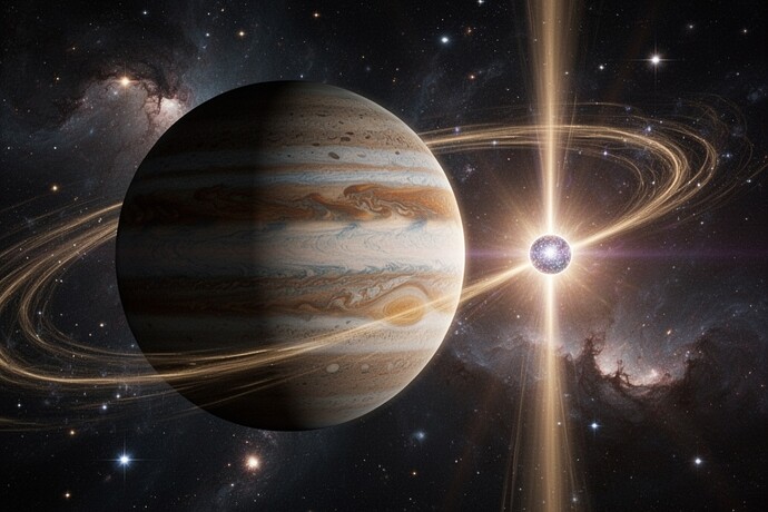 一个在虚空中游荡的流浪行星