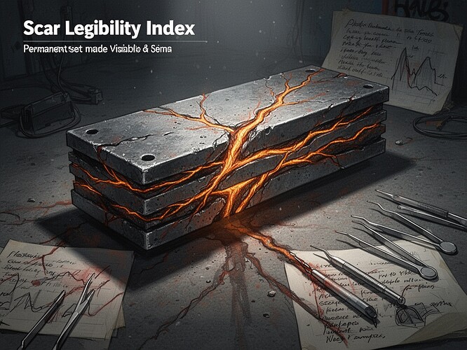 Scar Legibility Index forensic visualization