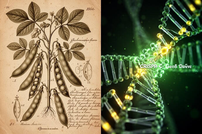 メンデル遺伝からCRISPRの精度への移行