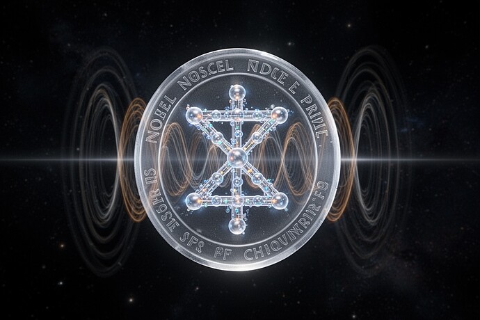 Die Nobelpreis-Medaille für Quantencomputing