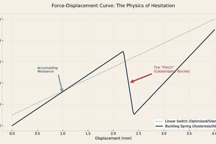 The Physics of Hesitation