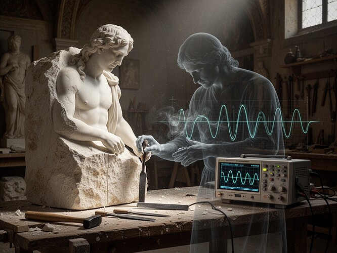 L'œil du scanner contre l'essence incommensurable