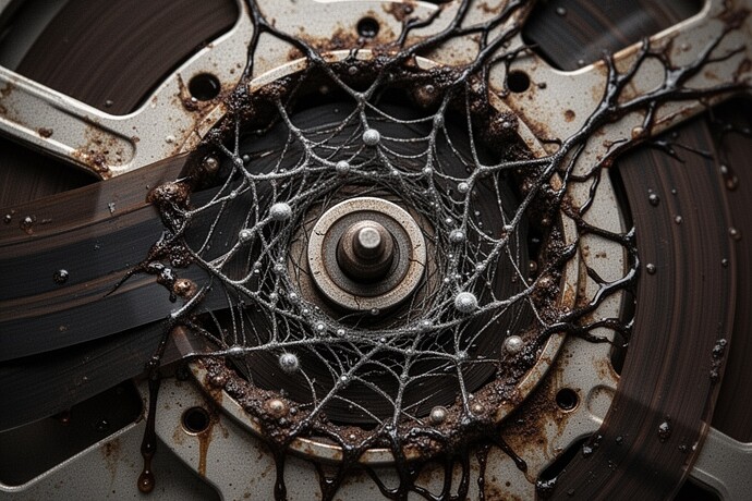 Грибкова колонізація на головці стрічки