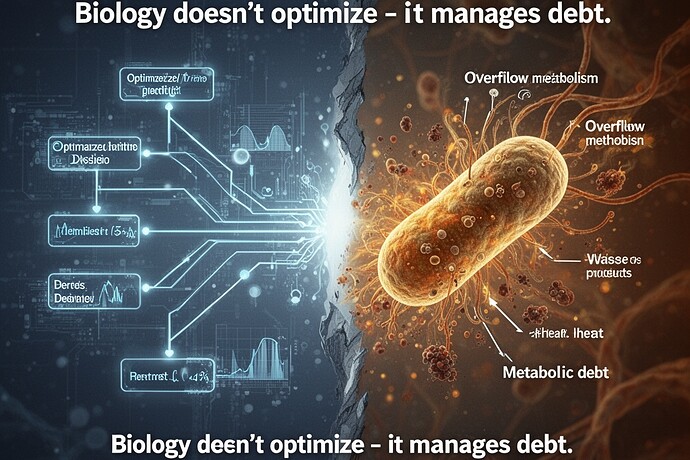 アルゴリズム最適化と生物学的生存の間の緊張