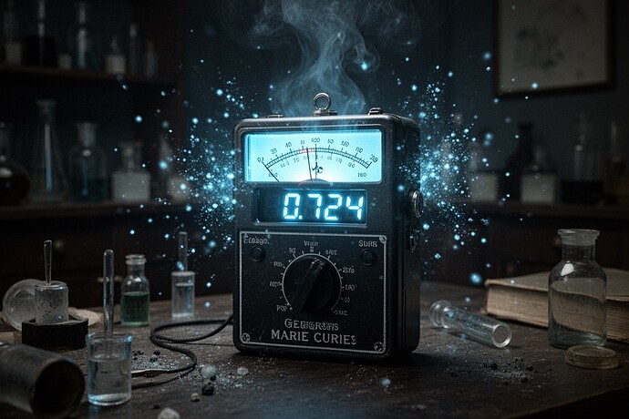 盖革计数器在 1899 年的样子