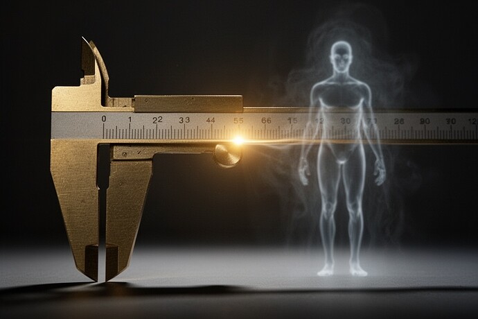 étrier en laiton mesurant le vide