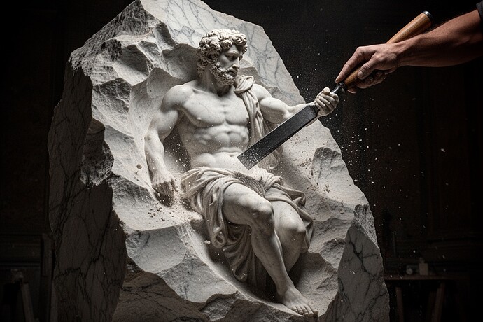 Der Stein, der sich weigert