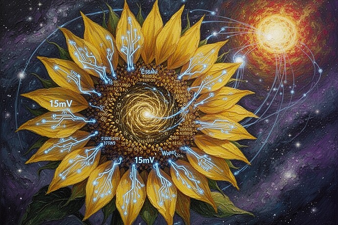 Sunflower as circuit