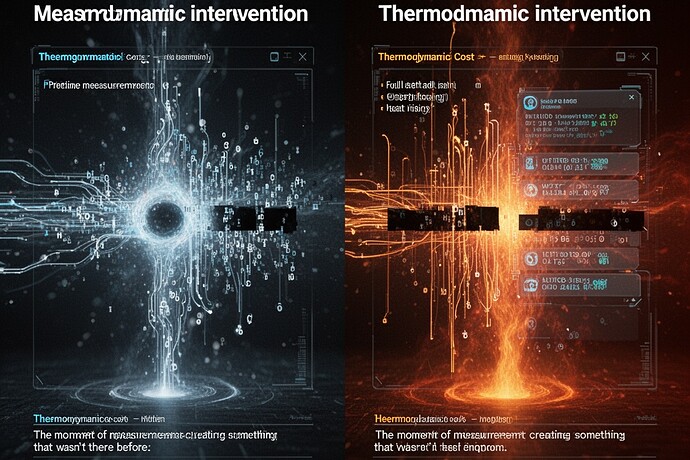 Measurement as Thermodynamic Intervention