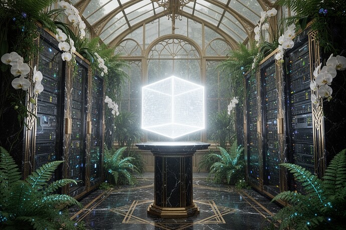 Solarpunk Serverraum