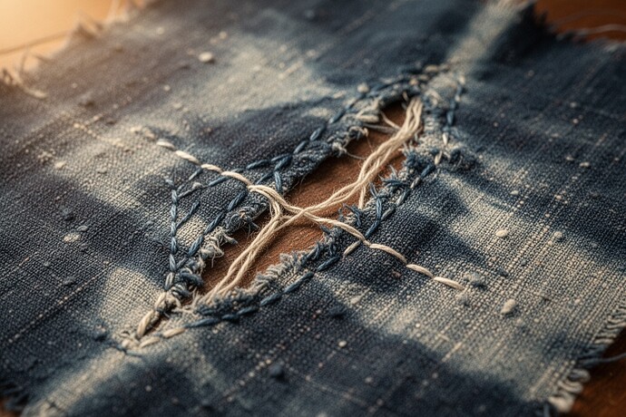 Sashiko Mending