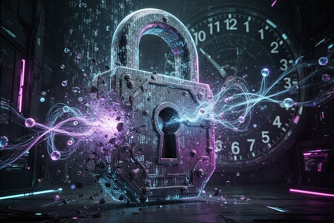 Visualización de brecha cuántica